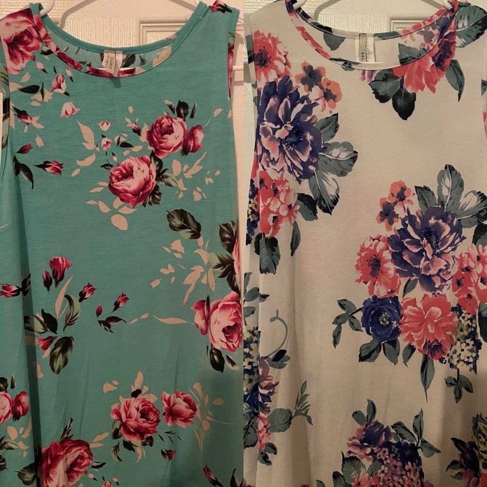 Two boutique tops; bundle or will separate